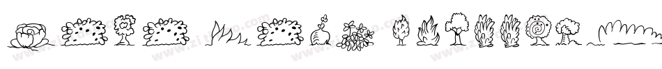Mini Pics Uprooted Twig字体转换
